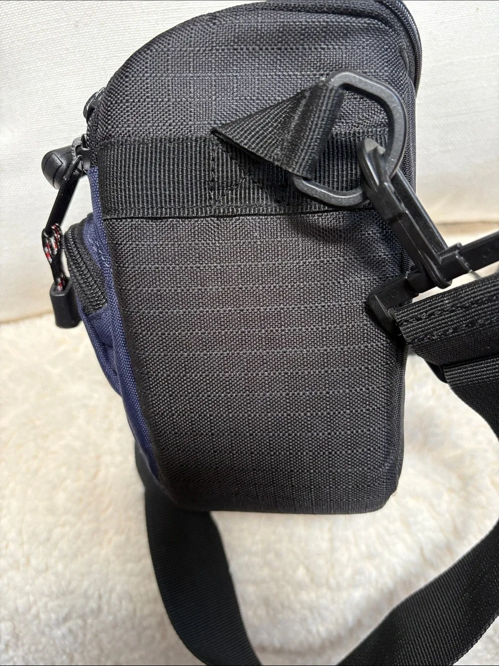 Vintage Lowepro Compact Camera Bag in Navy Blue